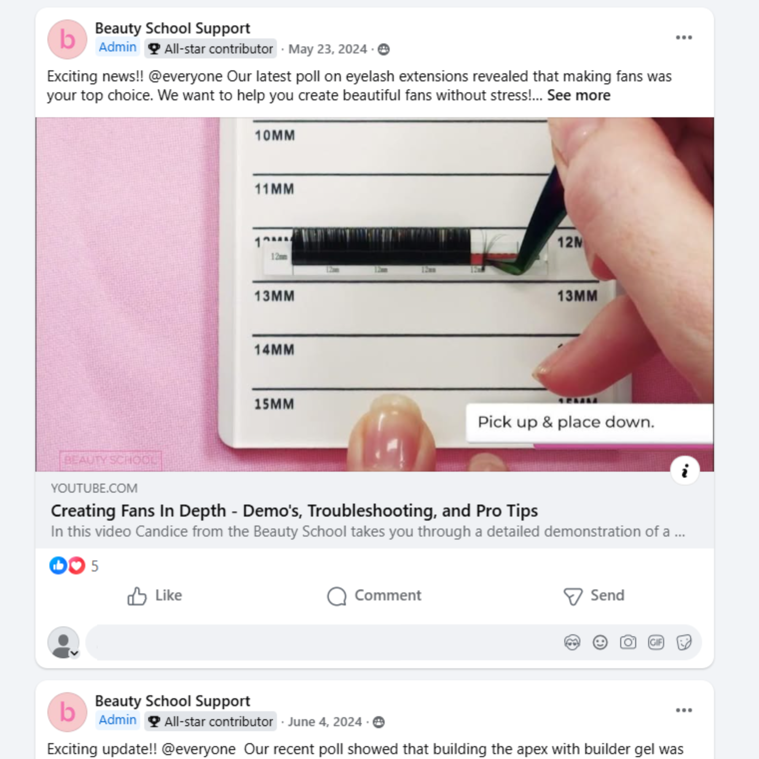 beauty school facebook community