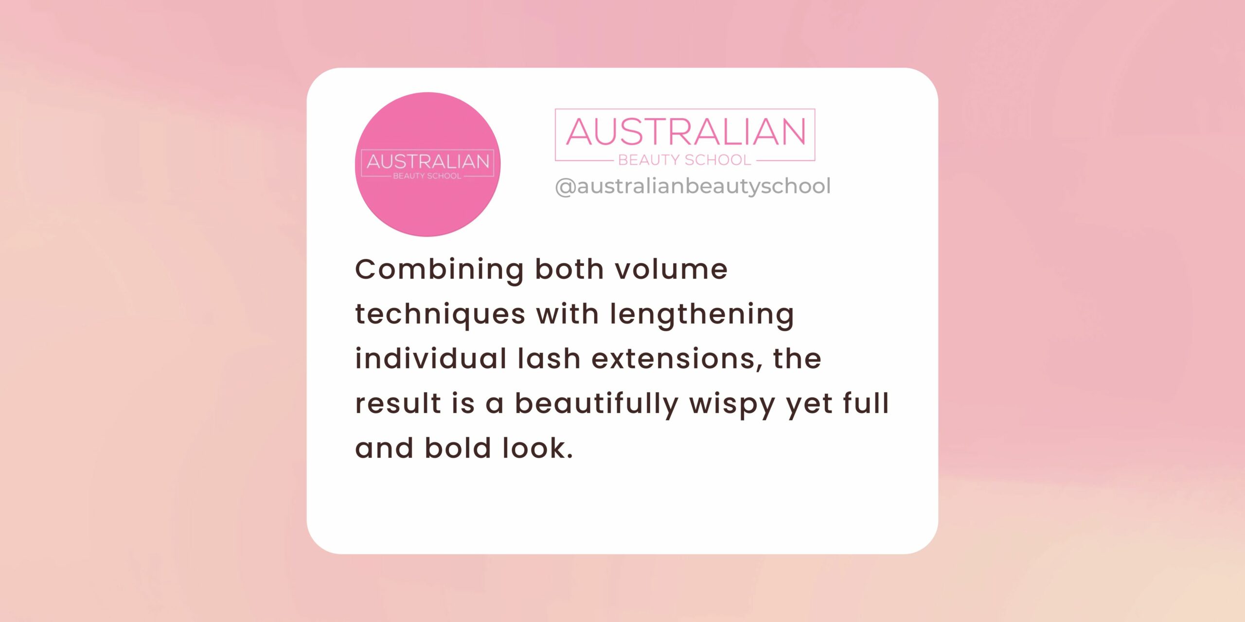hybrid lashes combine classic and volume infographic
