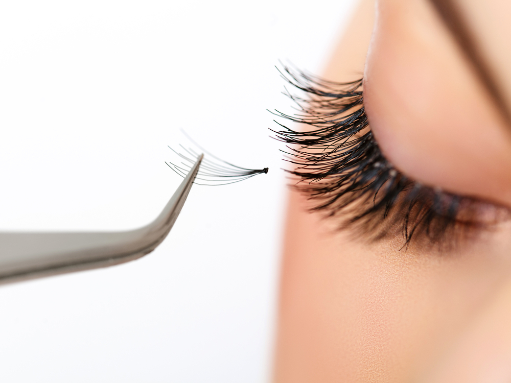 woman,eye,with,long,eyelashes.,eyelash,extension